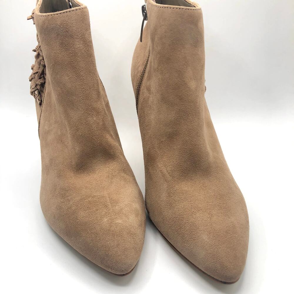 Marc Fisher Tan Suede Heel‎ Ankle Booties 7.5 - Picture 3 of 9
